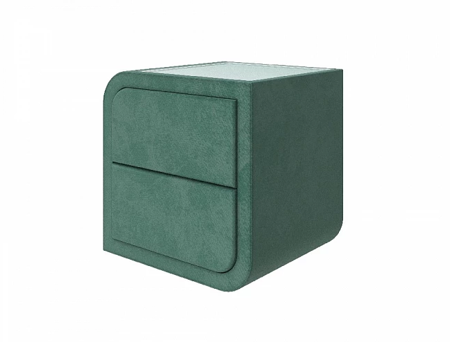 Тумба Luna Велюр (Casa Изумрудный)