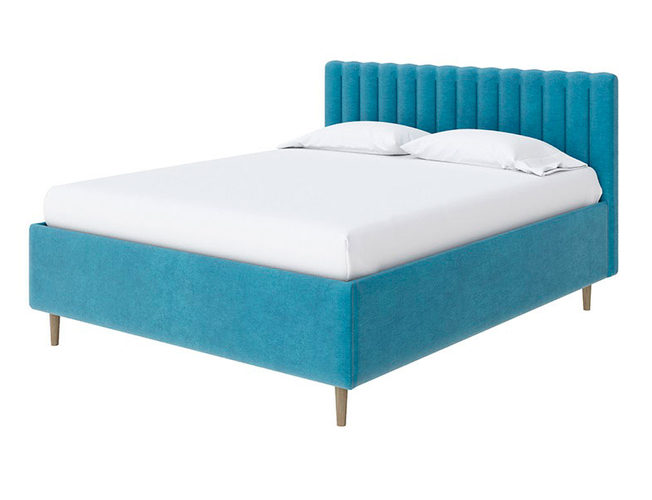 Кровать Madison Lite с бельевым ящиком Лофти лазурь